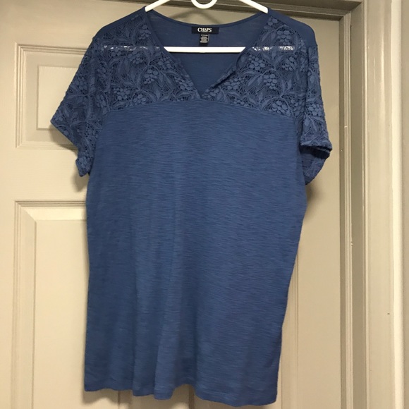 Chaps Tops - Chaps Blue Top. MUST BUNDLE